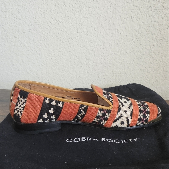 Cobra Society Orange Tapestry Loafers - Picture 6 of 12